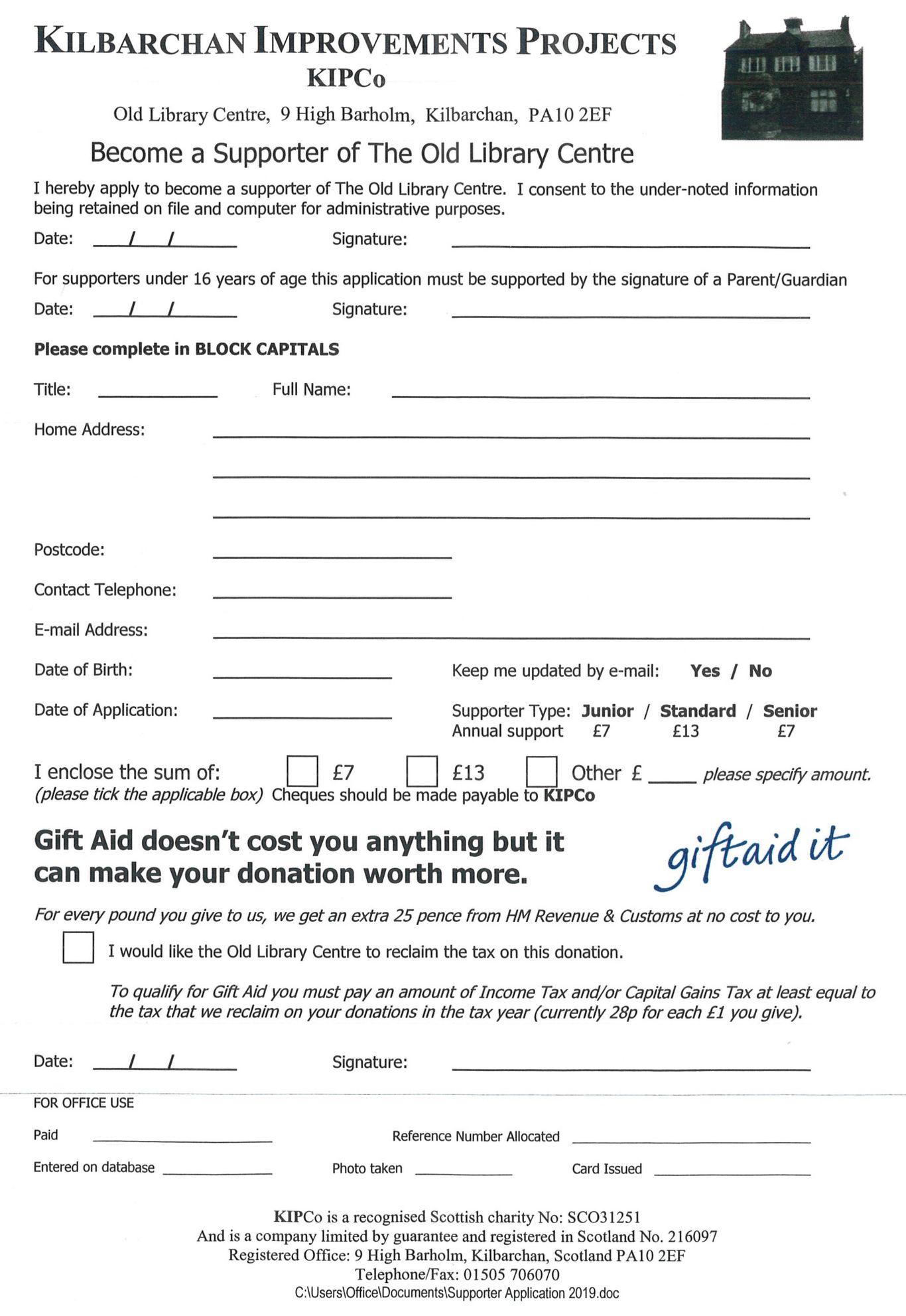 Membership Form